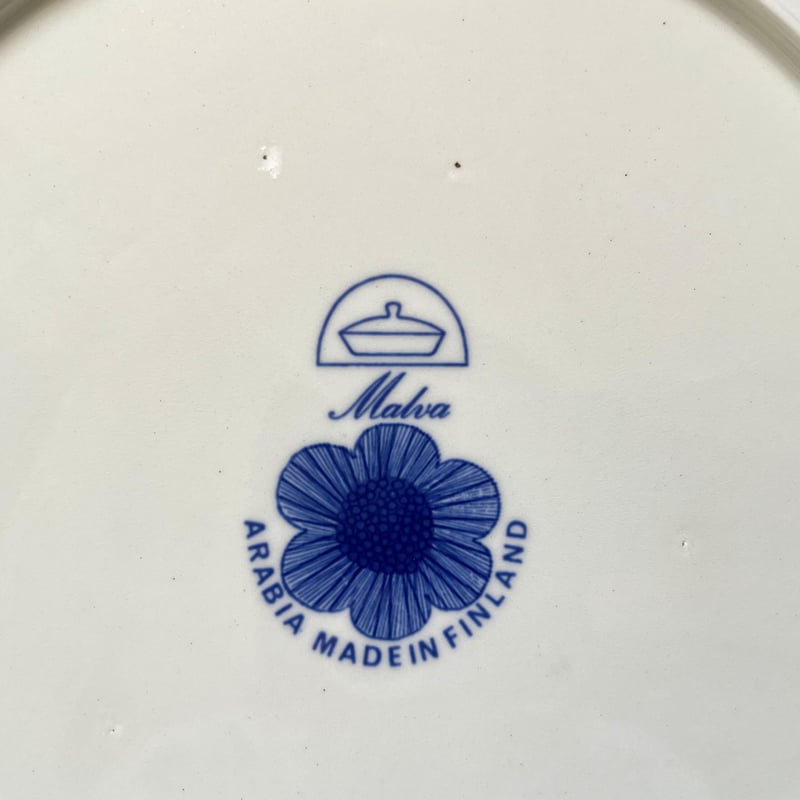 ARABIA アラビア Malva(マルヴァ) 23.5cmプレート Esteri Tomul