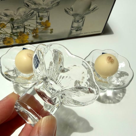 Nuutajarvi Kerttu Nurminen Leinikki キャンドルホルダー　ケルットゥ・ヌルミネン