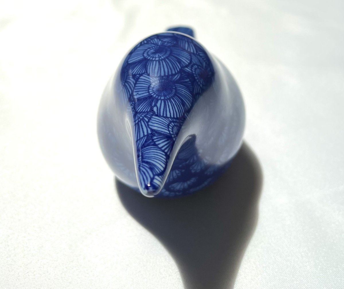 Heini Riitahuhta アラビア TITI-TYY 鳥 鳥笛 落ち着いたブルー 4種