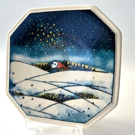 限定 FINNAIR×ARABIA Heljä Liukko-Sundström  クリスマスのプレート トントゥ ヘルヤ ②