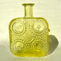 Riihimaen Lasi Nanny Still グラッポニア イエロー ボトル/ ベース