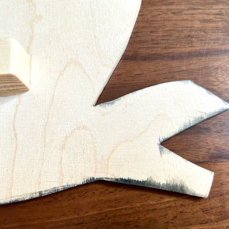 マッティピックヤムサ 新品 プライウッド 壁掛け フクロウ 送料込