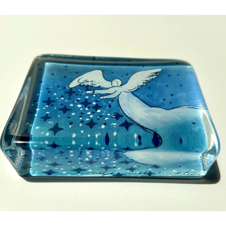 Heljä Liukko-Sundström iittala 天使 ガラスカード LEIKKIVA ENKELI 天使の戯れ