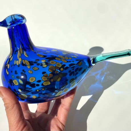 別注 Nuutajarvi  Oiva Toikka バード Sinikki 送料込 / iittala Birds ブルー  オイバ・トイッカ