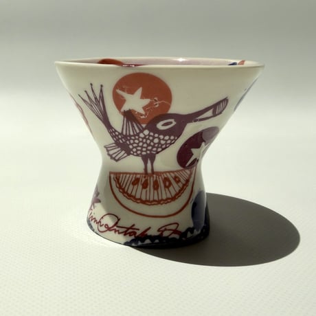Heini Riitahuhta 鳥＆フルーツモチーフ 2way cup ① ヘイニ・リータフフタ