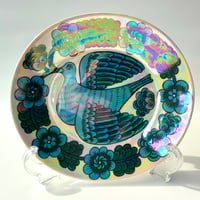 ARABIA アラビア Birger Kaipiainen 極楽鳥 オーバルプレート  カイピアイネン Paratiisilintu 鳥 1970s