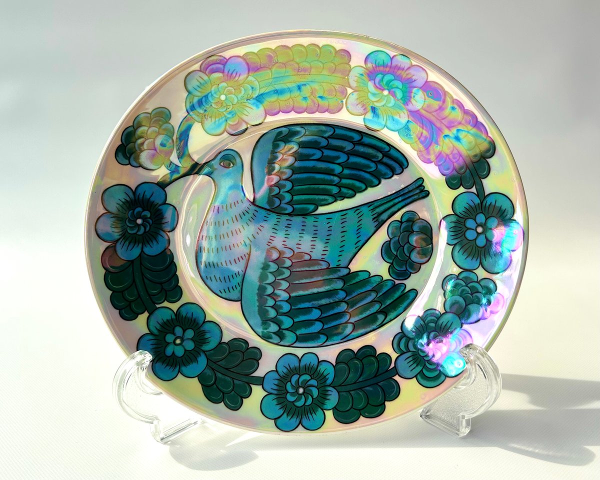 レア！ARABIA アラビア 鳥 オーバルプレート　33cm レア！ARABIA アラビア 鳥 オーバルプレート33cm