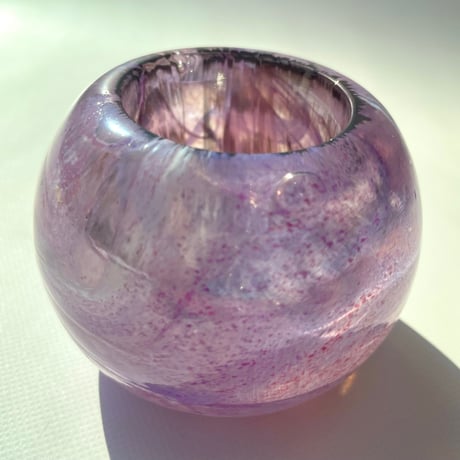 Nuutajarvi ヌータヤルヴィ Pilvi キャンドルホルダー パープル②