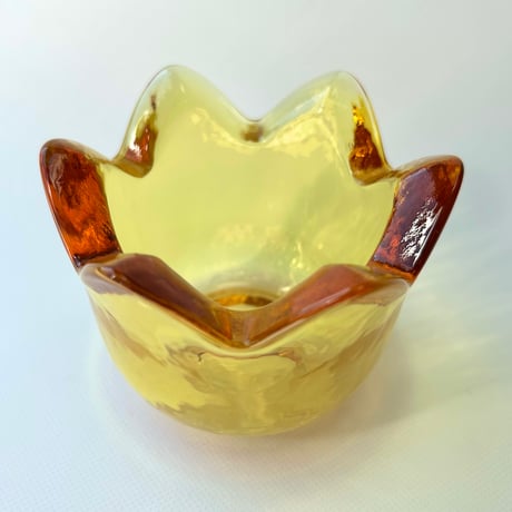 iittala Jorma Vennola Tulip イエロー  Lサイズ キャンドルホルダー / イッタラ ヨルマ・ヴェンノラ