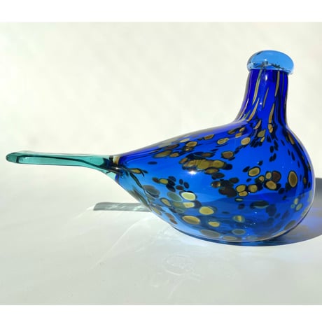 別注 Nuutajarvi  Oiva Toikka バード Sinikki 送料込 / iittala Birds ブルー  オイバ・トイッカ