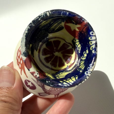 Heini Riitahuhta 鳥＆フルーツモチーフ 2way cup ① ヘイニ・リータフフタ