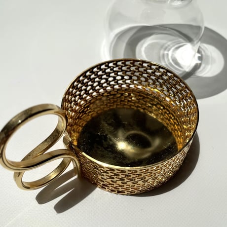 iittala Tsaikka Timo Sarpaneva 24Karaatti（ゴールド） キャンドルホルダー 大サイズ