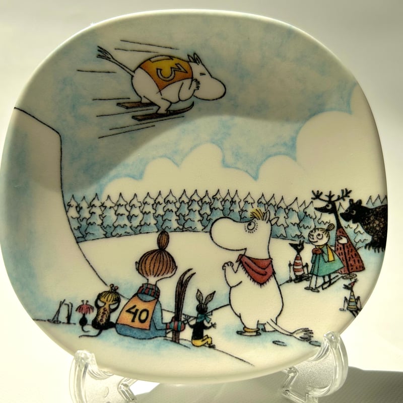 ARABIA ムーミン ウォールプレート Jump Slope アラビア | Kirsikkapuu