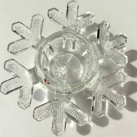 iittala イッタラ Valto Kokko ヴァルト・コッコ 雪の結晶型 キャンドルホルダー