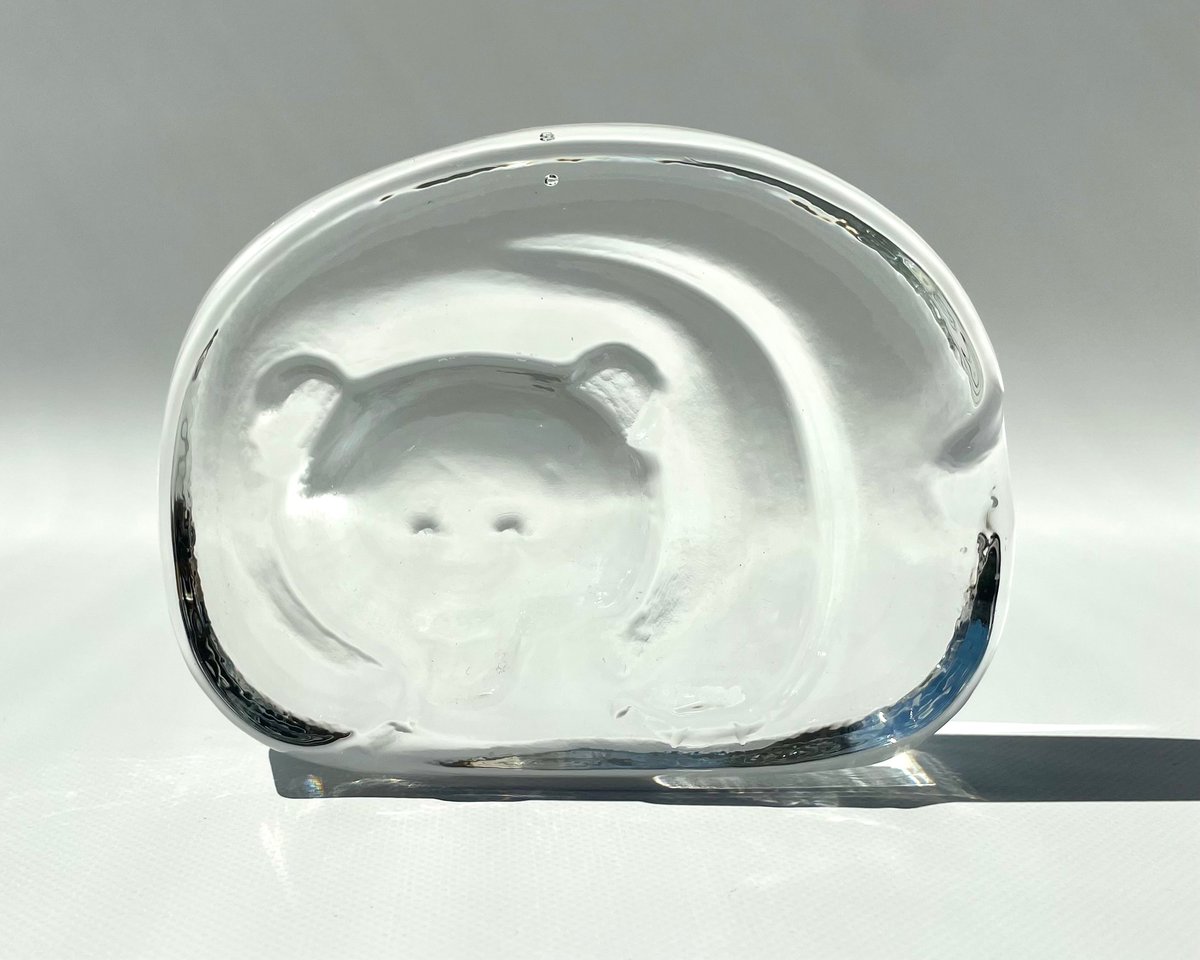 2個セット イッタラ ヨルマ・ヴェンノラ クマと鳥のガラスのオブジェ Animal-375-A--300x300.jpg