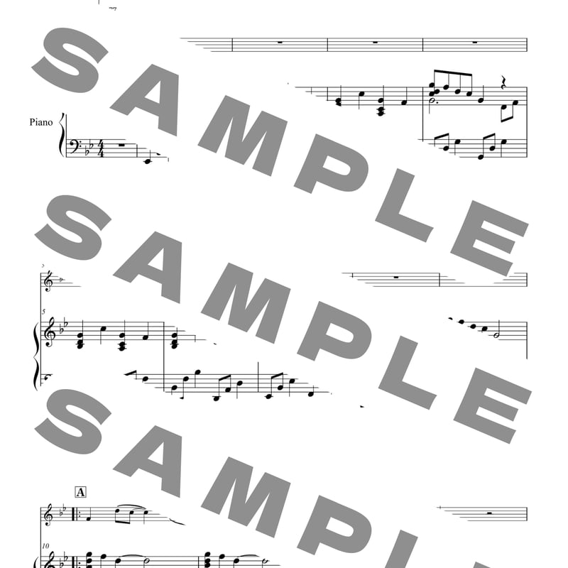 あの頃へ／安全地帯 -ピアノ伴奏譜-ダウンロード版 ※パスワード設定済
