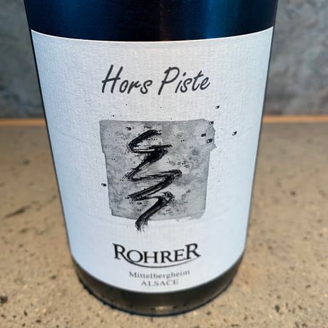 "Hors Piste" Pinot Gris 2022／ANDRE ROHRER（アンドレ・ロレール）