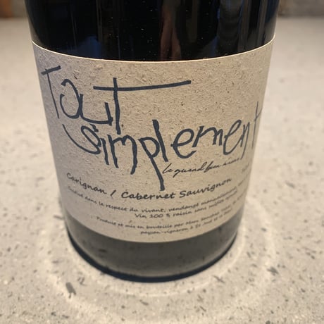 CUVEE SIMPLEMENT 2019／MARC SANCHEZ TOHA（マルク・サンチェス・トア）