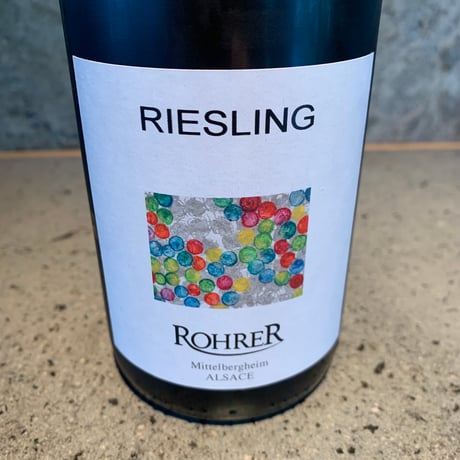 Riesling 2021／ANDRE ROHRER（アンドレ・ロレール）