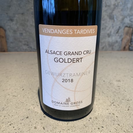 GRAND CRU GOLDERT Vendanges Tardives 2018／Domaine Gross （ドメーヌ・グロス）
