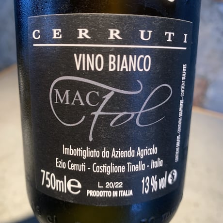 Mac Fol 2020 ／Ezio Cerruti（エツィオ・チェッルーティ）