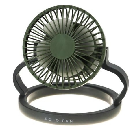 【小型扇風機/キャンプ】SOLO FAN 3way LEDライト付き扇風機