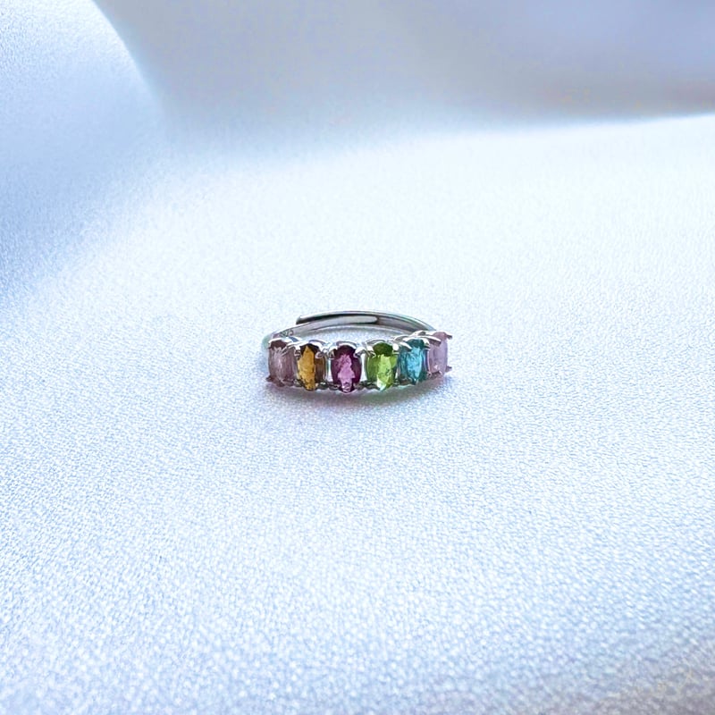物凄く可愛い色合い♡トリカラートルマリンリング 物凄く可愛い色合い♡トリカラートルマリンリング 【公式通販】