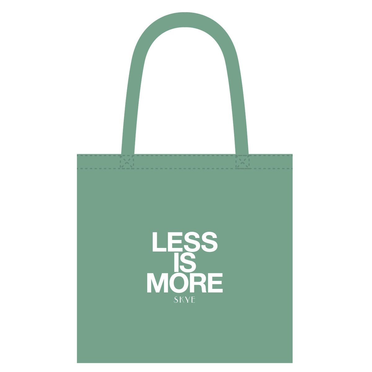 LESS IS MORE トートバッグ（リーフグリーン） | SKYE STORE