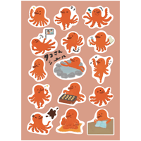 タコさんシール