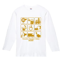 【受注生産】Acoustic Pocket in Doto 2022 長袖Tシャツ（ホワイト）