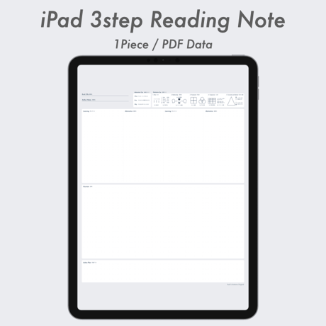 iPad超実践的3step読書ノート（GoodNotes 5）