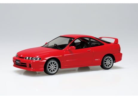 アオシマ 1/32 楽プラ スナップキット No.22-MR ホンダ DC2インテグラ タイプR(ミラノレッド)