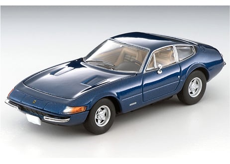 トミーテック 1/64 TLV フェラーリ 365 GTB4(紺)