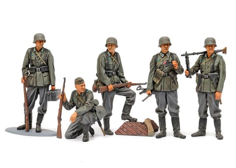 タミヤ 1/35 MM No.371 ドイツ歩兵セット (大戦中期)