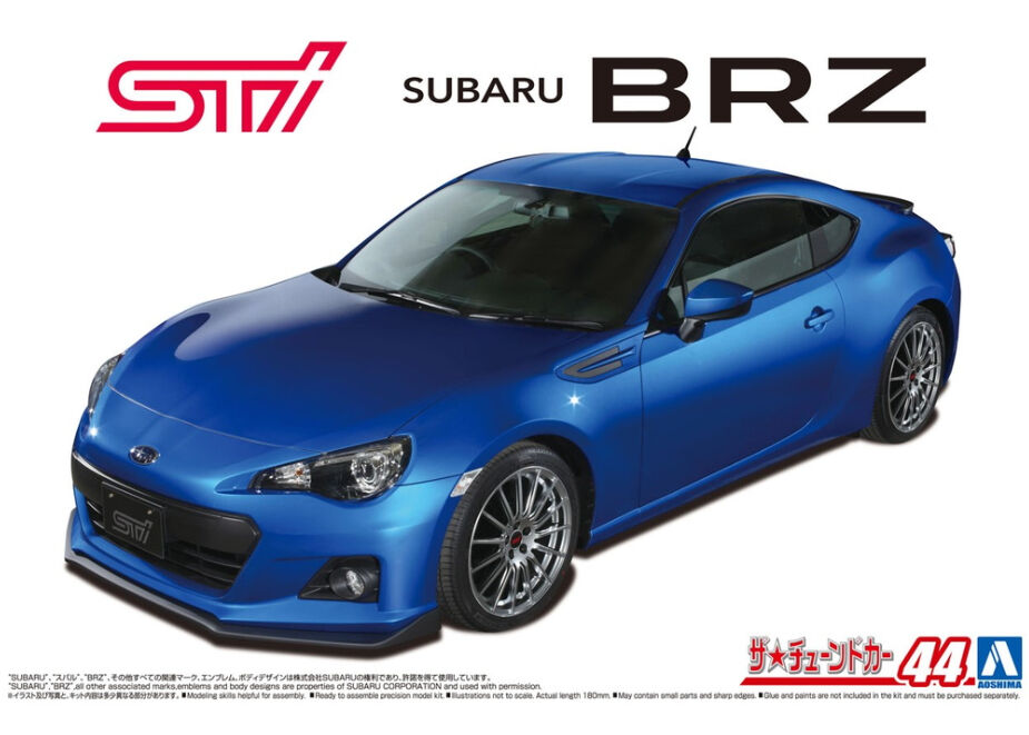 アオシマ 1/24 ザ・チューンドカー No.44 STI ZC6 SUBARU BRZ '1 アオシマ 1/24 ザ・チューンドカー No.44 STI ZC6 SUBARU BRZ '1