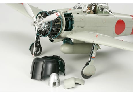 タミヤ 1/32 エアークラフト No.17 三菱 海軍零式艦上戦闘機二一型