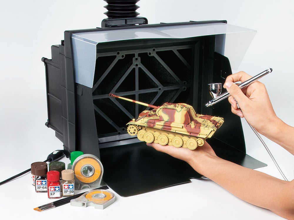 タミヤ ペインティングブースII シングルファン 塗装ブース 74538 タミヤ 74538 スプレーワーク ペインティングブースII（シングルファン