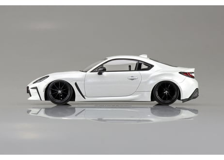 アオシマ 1/32 楽プラ スナップキット No.10-CW トヨタ GR86 2021(クリスタルホワイトパール)