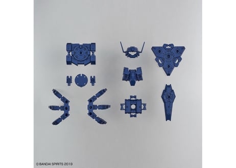 バンダイ 30MM 1/144 指揮官機用オプションアーマー[ラビオット用/ネイビー](OP-23)