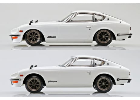 アオシマ 1/32 楽プラ スナップキット No.15CU-WH ニッサン S30フェアレディZ カスタム(ホワイト)