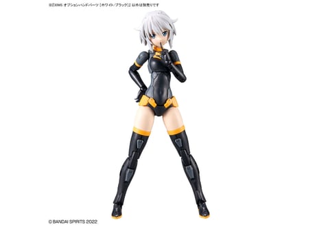 バンダイ 30MS オプションハンドパーツ ［ホワイト/ブラック］