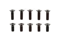 タミヤ 84398 アルミ六角皿ビスセット 3×8mm･3×10mm（ブラック）【RC限定パーツ】