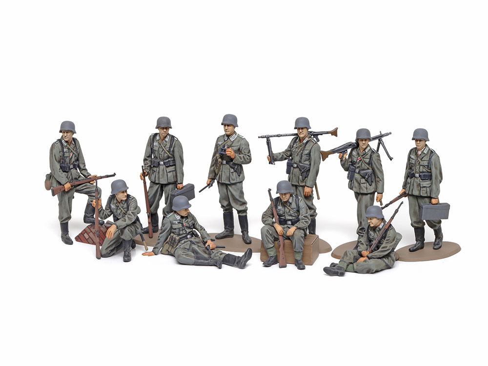 (*)様 ドイツ軍　ミリタリーセット　レプリカ タミヤ 1/48 MM No.102 WWII ドイツ歩兵セット | ウエサカ模型店