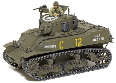 タミヤ 1/48 MM No.106 アメリカ軽戦車 M5A1 スチュアート