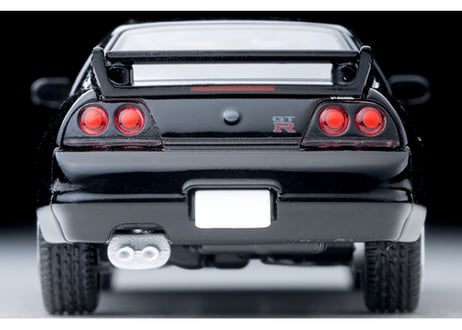 トミーテック 1/64 TLV-N308d 日産 スカイライン GT-R V-spec（黒）95年式