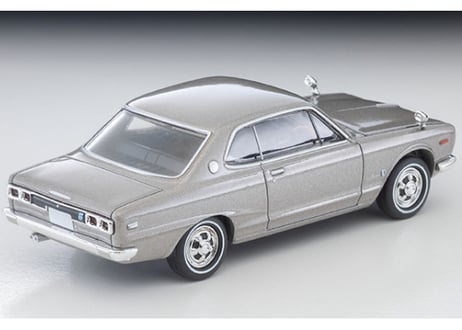 トミーテック 1/64 TLV-N357a 日産 スカイライン ハードトップ 2000GT（銀）71年式