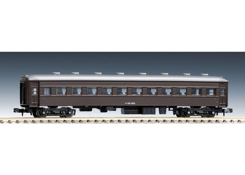 全て新品未使用品】国鉄東北本線の旧型客車列車：EF57＆オハ35系
