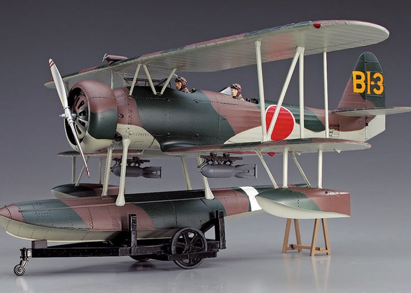 ハセガワ 1/48 航空機 JT97 中島 E8N1 九五式一号水上偵察機