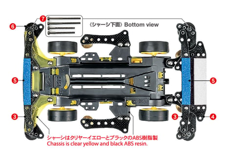 タミヤ 1/32 レーサーミニ四駆 95598 ネオVQS アドバンスパック (VZシャーシ) ミニ四駆特別企画