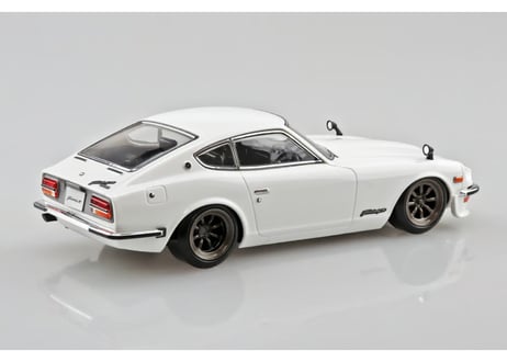 アオシマ 1/32 楽プラ スナップキット No.15CU-WH ニッサン S30フェアレディZ カスタム(ホワイト)